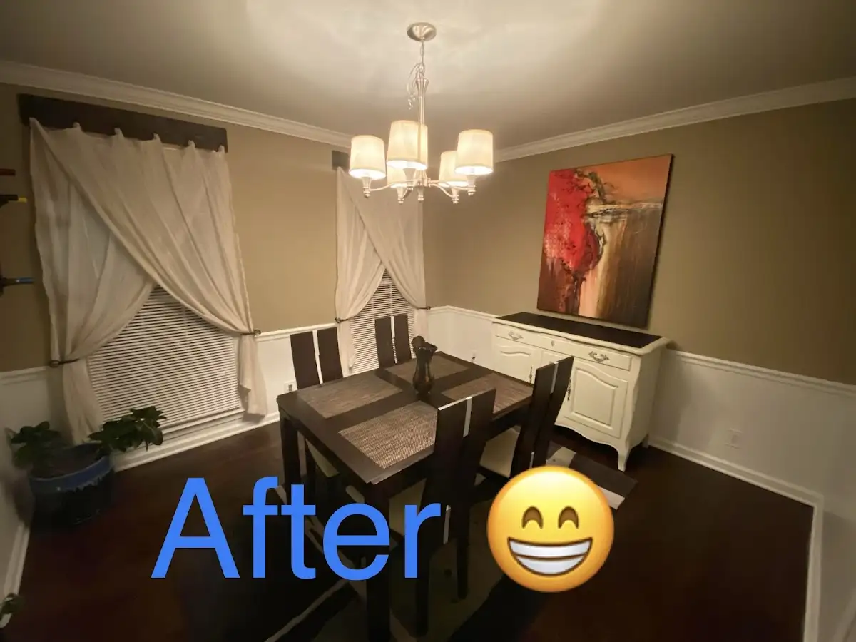 Professional dining room restoration after water damage in Vineyard